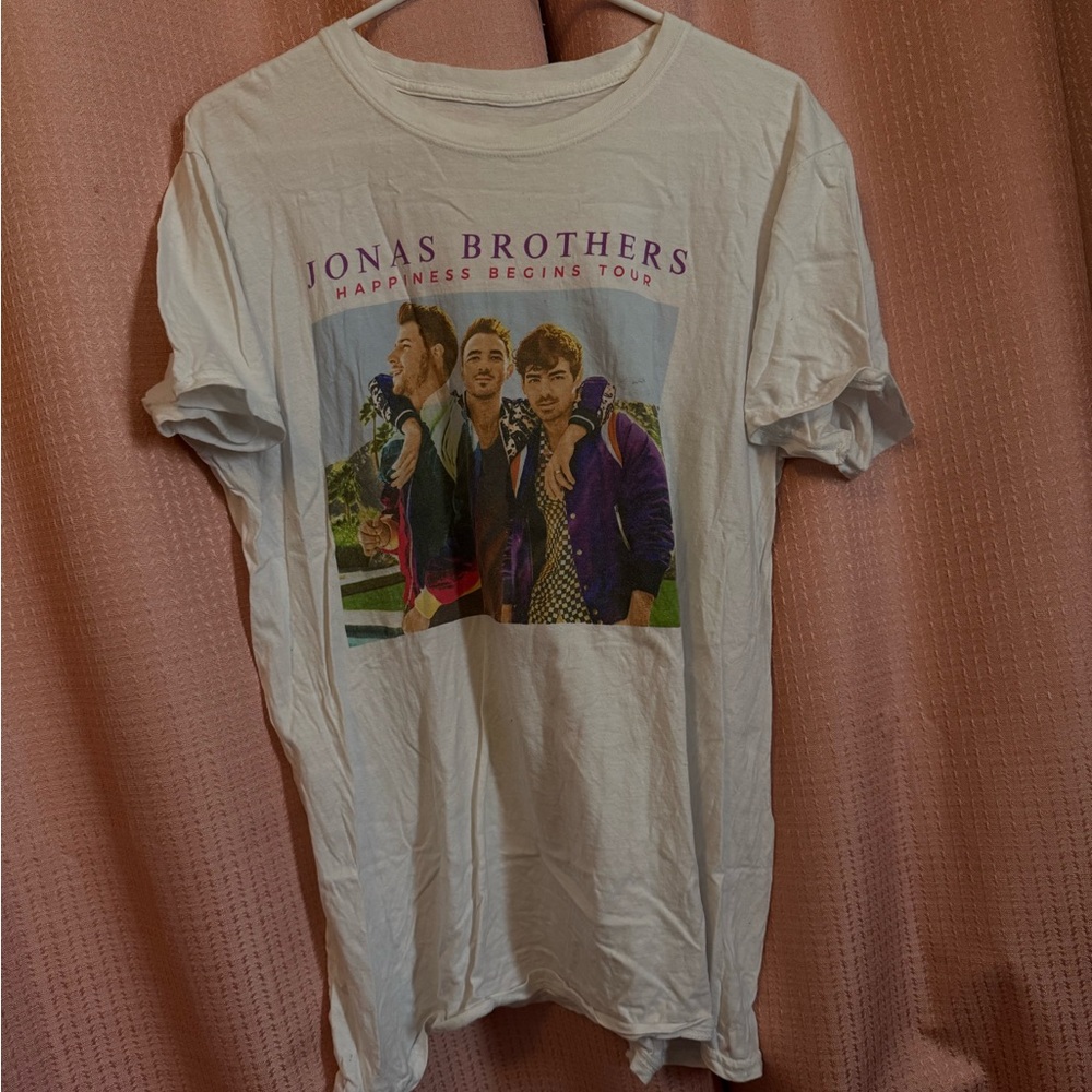 Jonas Brothers White Tour T-Shirt
